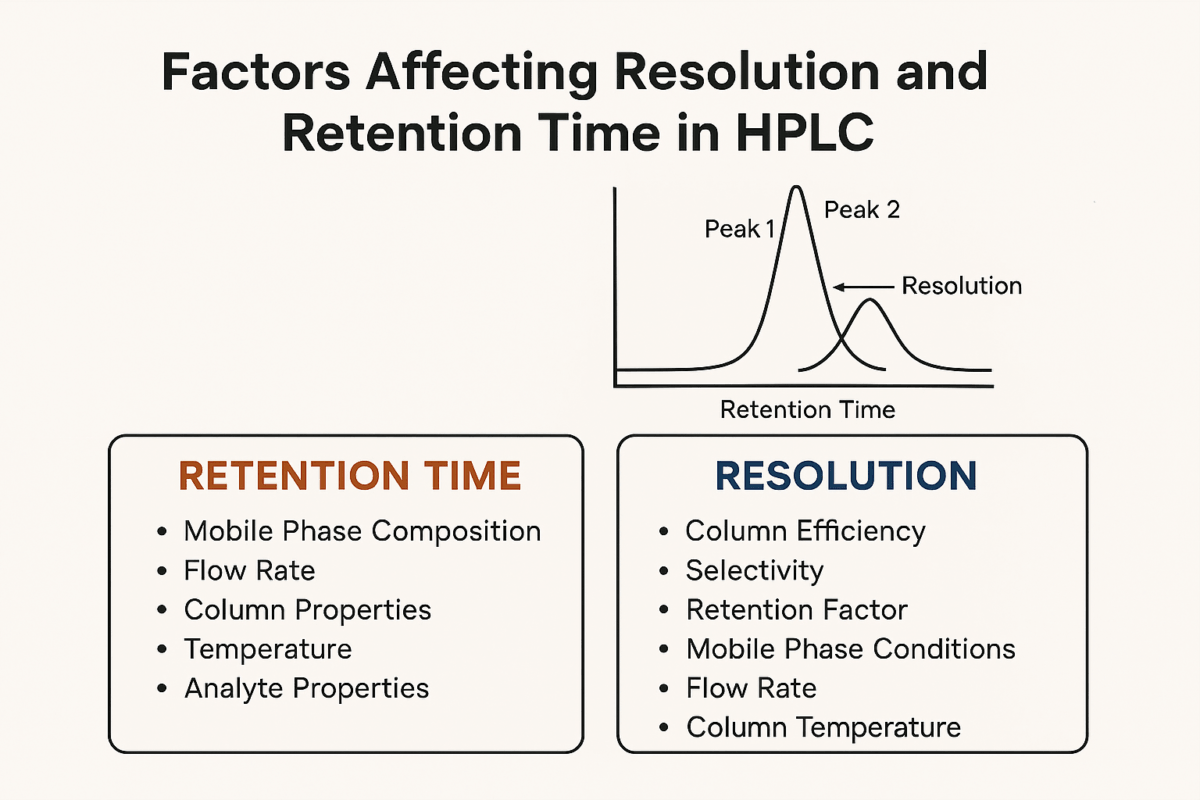 Resolution Time Improves What factors affect the resolution and retention time in HPLC ...
